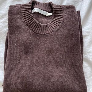 In wear brown sweater size large